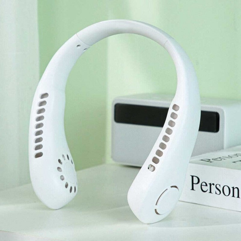 Bladeless Neck fan | Portable Rechargeable Fan (Random Colour)