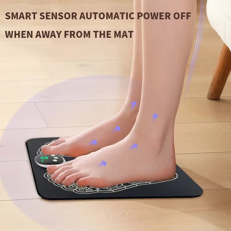 USB Charging Electric EMS Foot Massager Pad