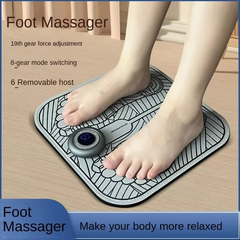 USB Charging Electric EMS Foot Massager Pad
